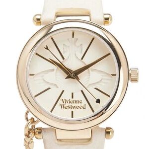 Vivienne Westwood Gold and White Women's Watch